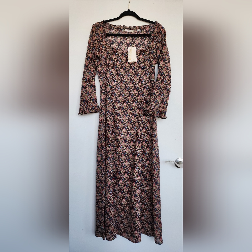 DÔEN NWT MARISA DRESS - NOIR FOREST FLORAL size medium - Picture 10 of 11